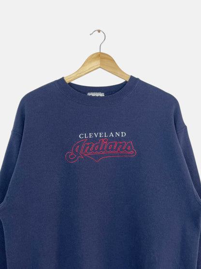 90's Cleveland Indians Embroidered Vintage Sweatshirt Size M