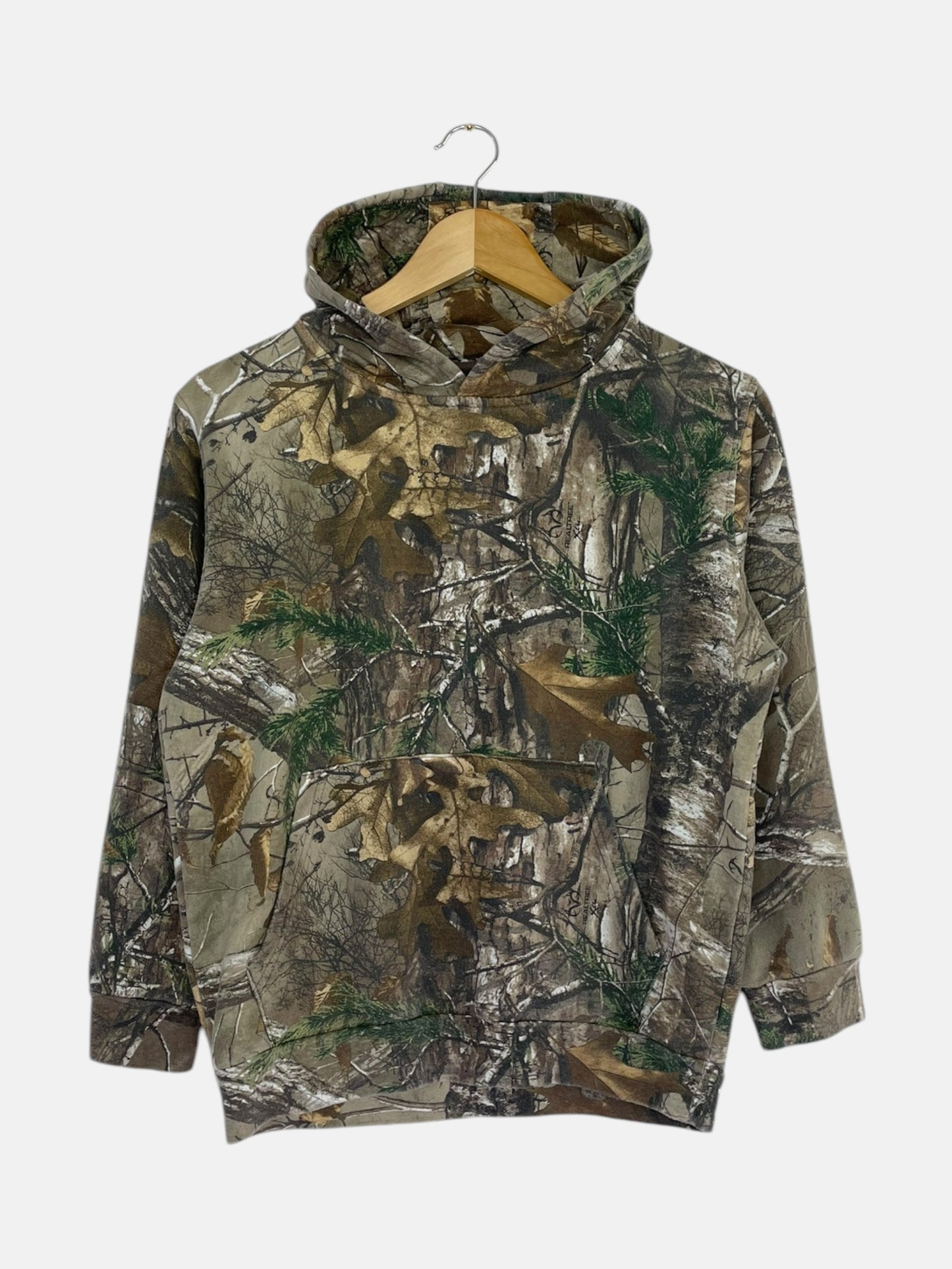 90's Youth Realtree Vintage Hooded Sweatshirt Size L