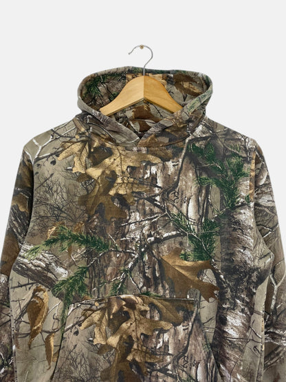 90's Youth Realtree Vintage Hooded Sweatshirt Size L