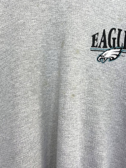 90's Eagles Embroidered Vintage Mock Neck Sweatshirt Size XL