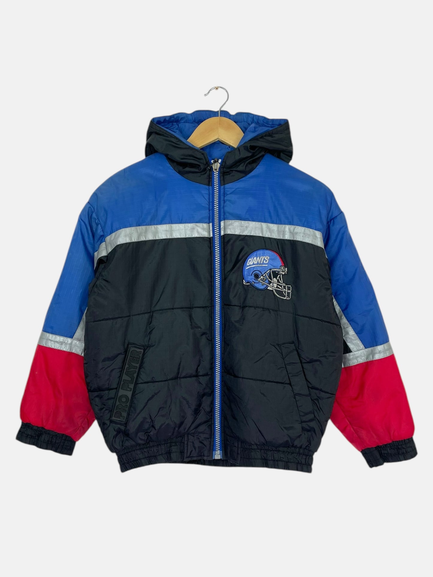 90's Youth Giants Embroidered Vintage Reversible Jacket Size L