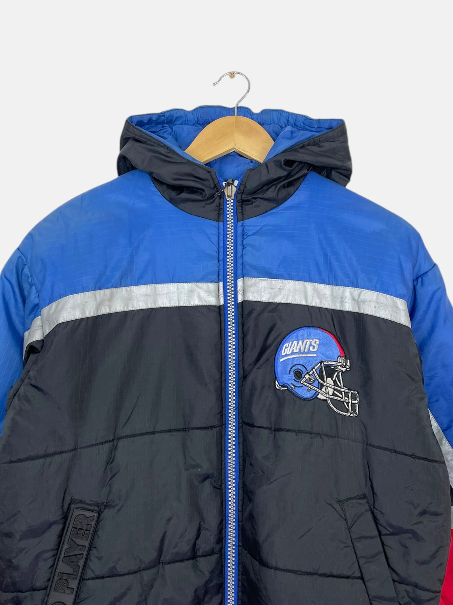 90's Youth Giants Embroidered Vintage Reversible Jacket Size L