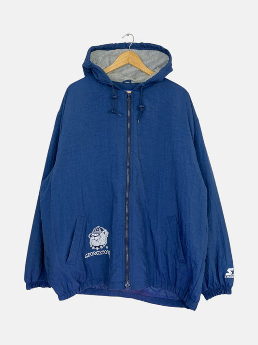 90's Georgetown Hoyas Embroidered Vintage Starter Jacket Size 2XL