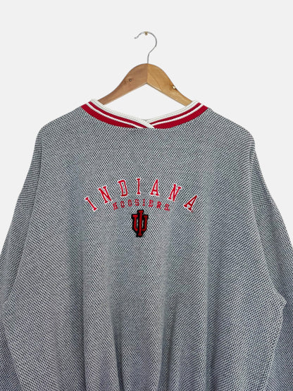 90's Indiana Hoosiers Embroidered Vintage Sweatshirt Size XL