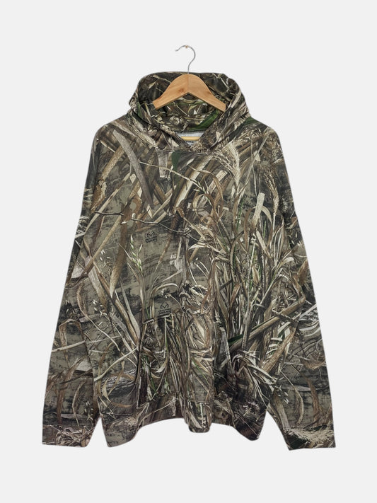90's Realtree Vintage Hooded Sweatshirt Size 2XL