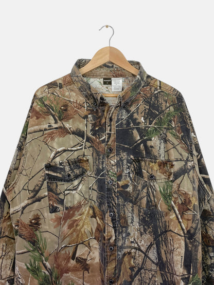 90's Realtree Vintage Long Sleeve Button-up Shirt Size 2XL