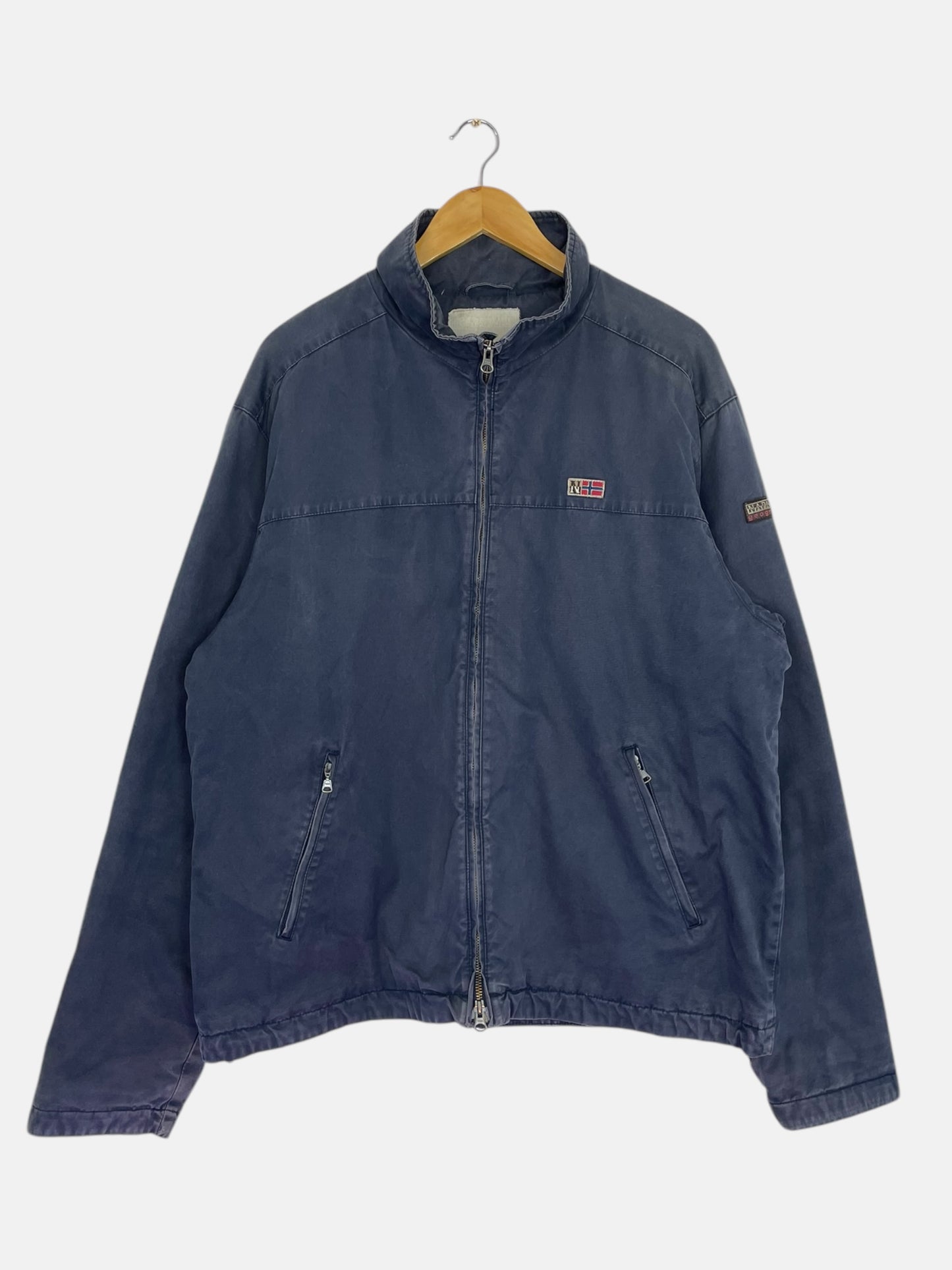 90's Napapajiri Embroidered Vintage Jacket Size XL