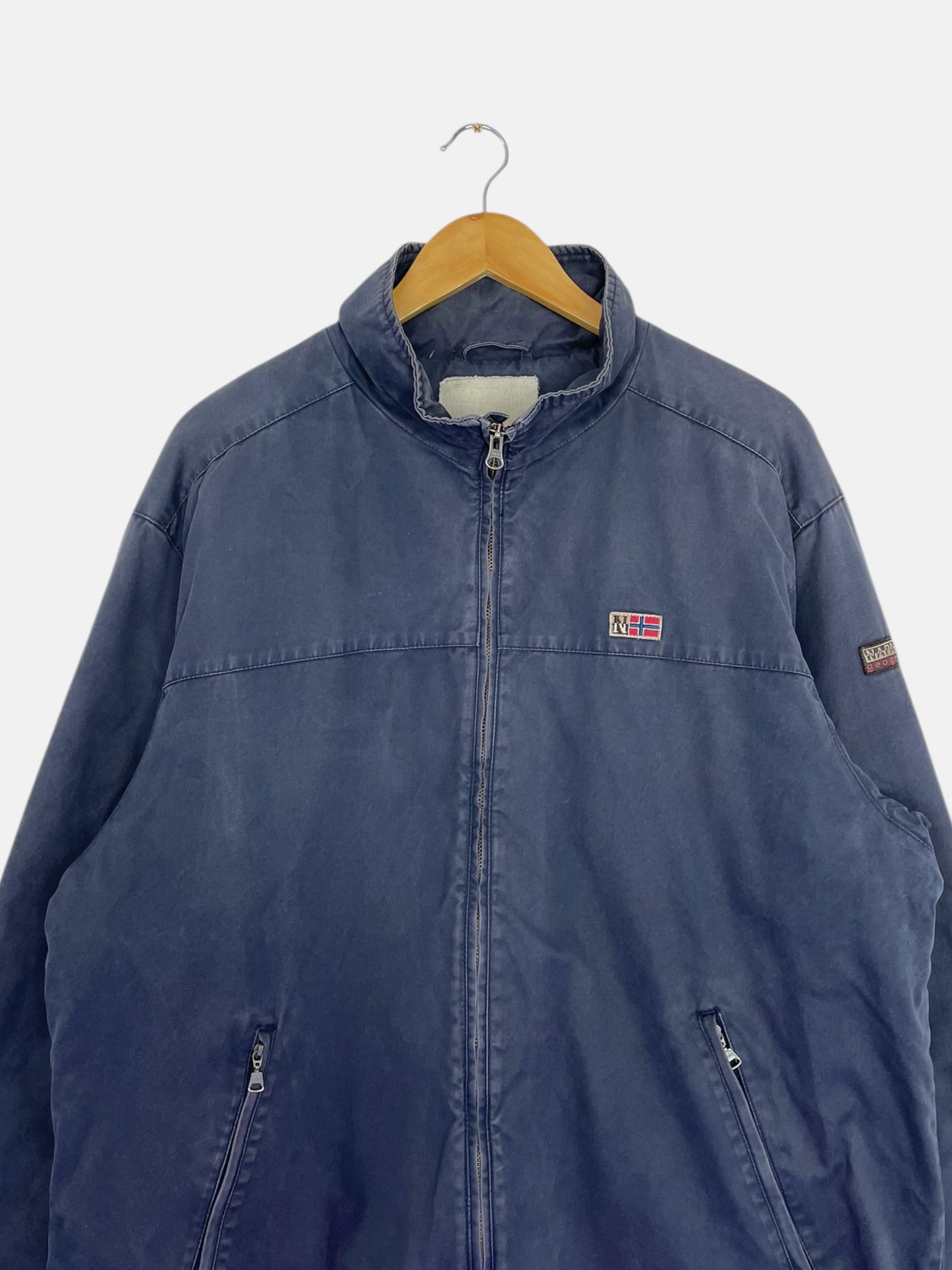 90's Napapajiri Embroidered Vintage Jacket Size XL