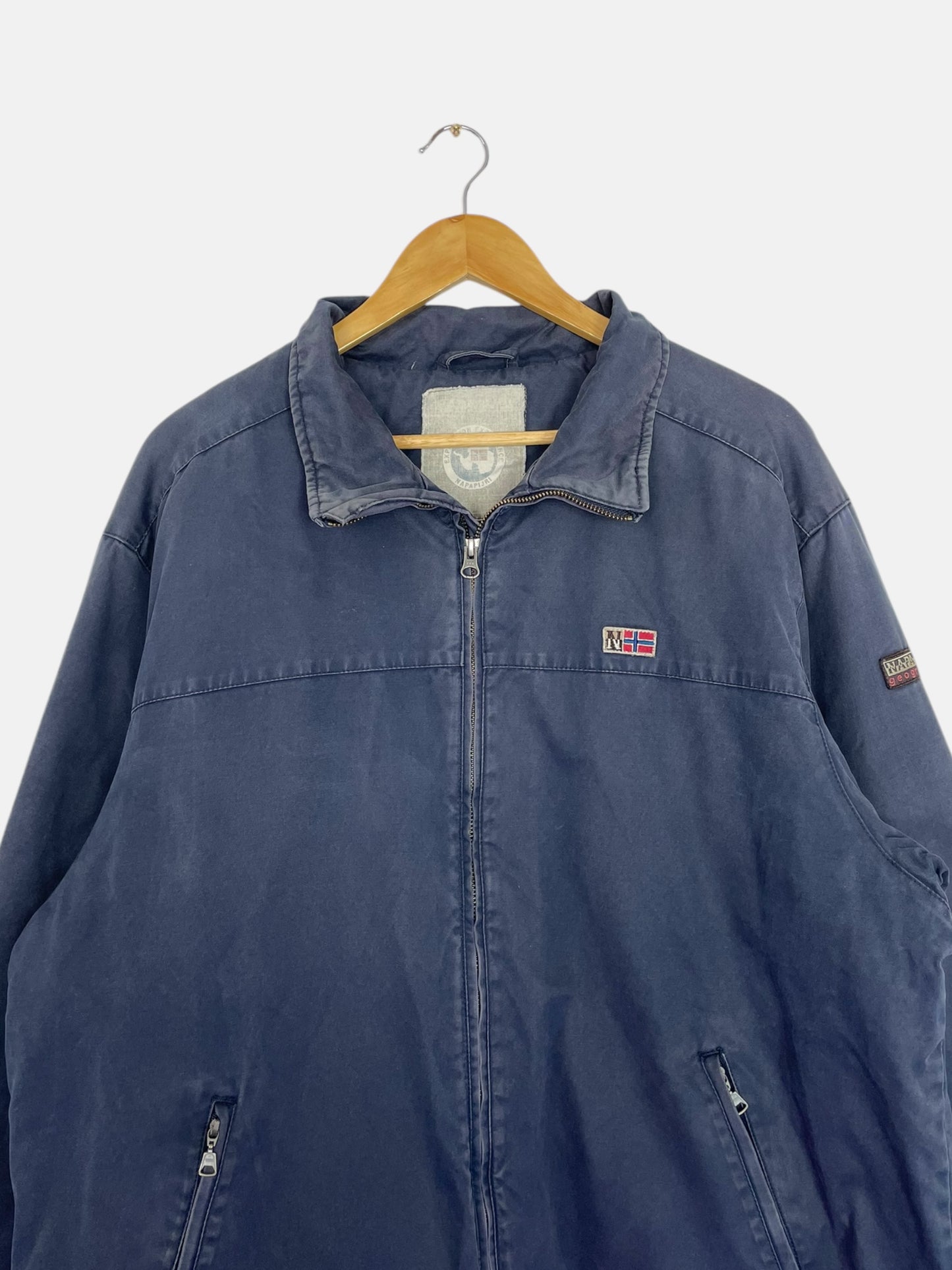 90's Napapajiri Embroidered Vintage Jacket Size XL