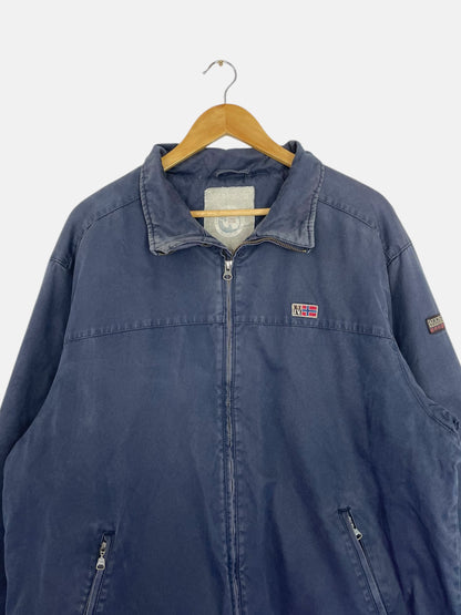 90's Napapajiri Embroidered Vintage Jacket Size XL