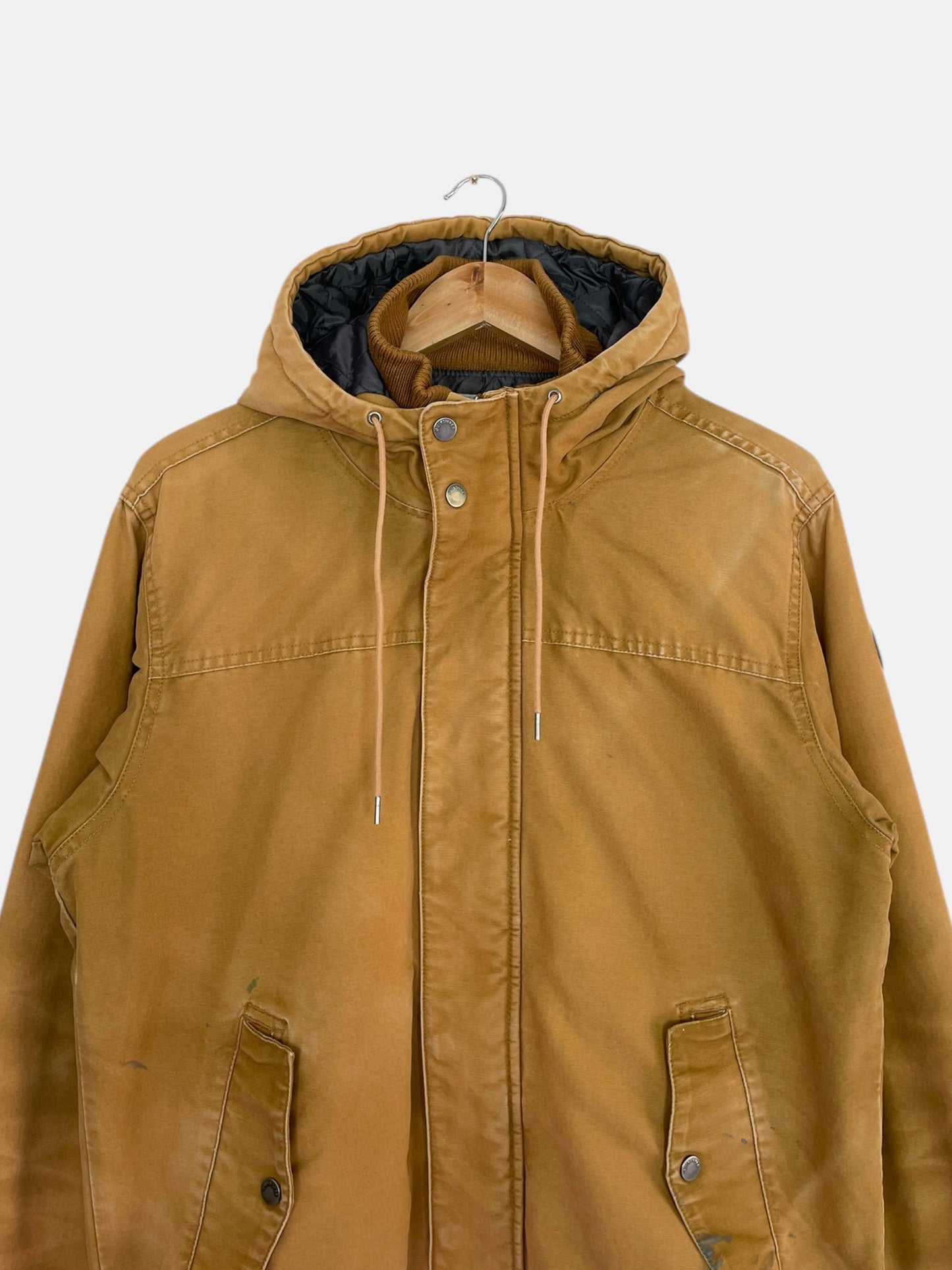 90's Quiksilver Vintage Lined Hooded Jacket Size M