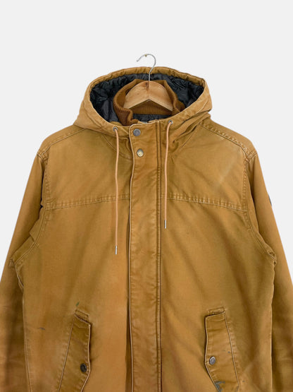 90's Quiksilver Vintage Lined Hooded Jacket Size M