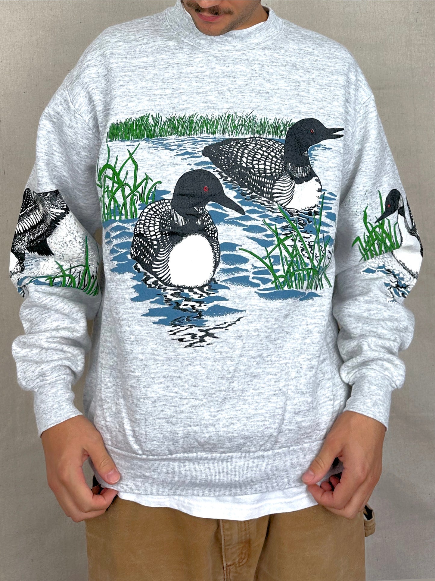 90's Duck USA Made Vintage Sweatshirt Size M