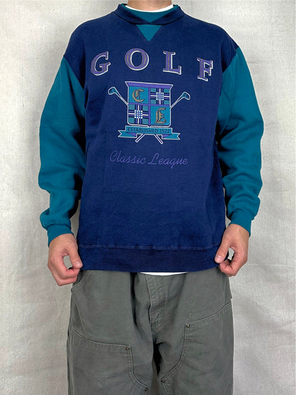 90's Classic League Golf Vintage Sweatshirt Size M