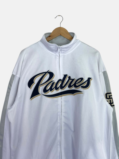90's Padres Embroidered Vintage Baseball Track Jacket Size 2XL