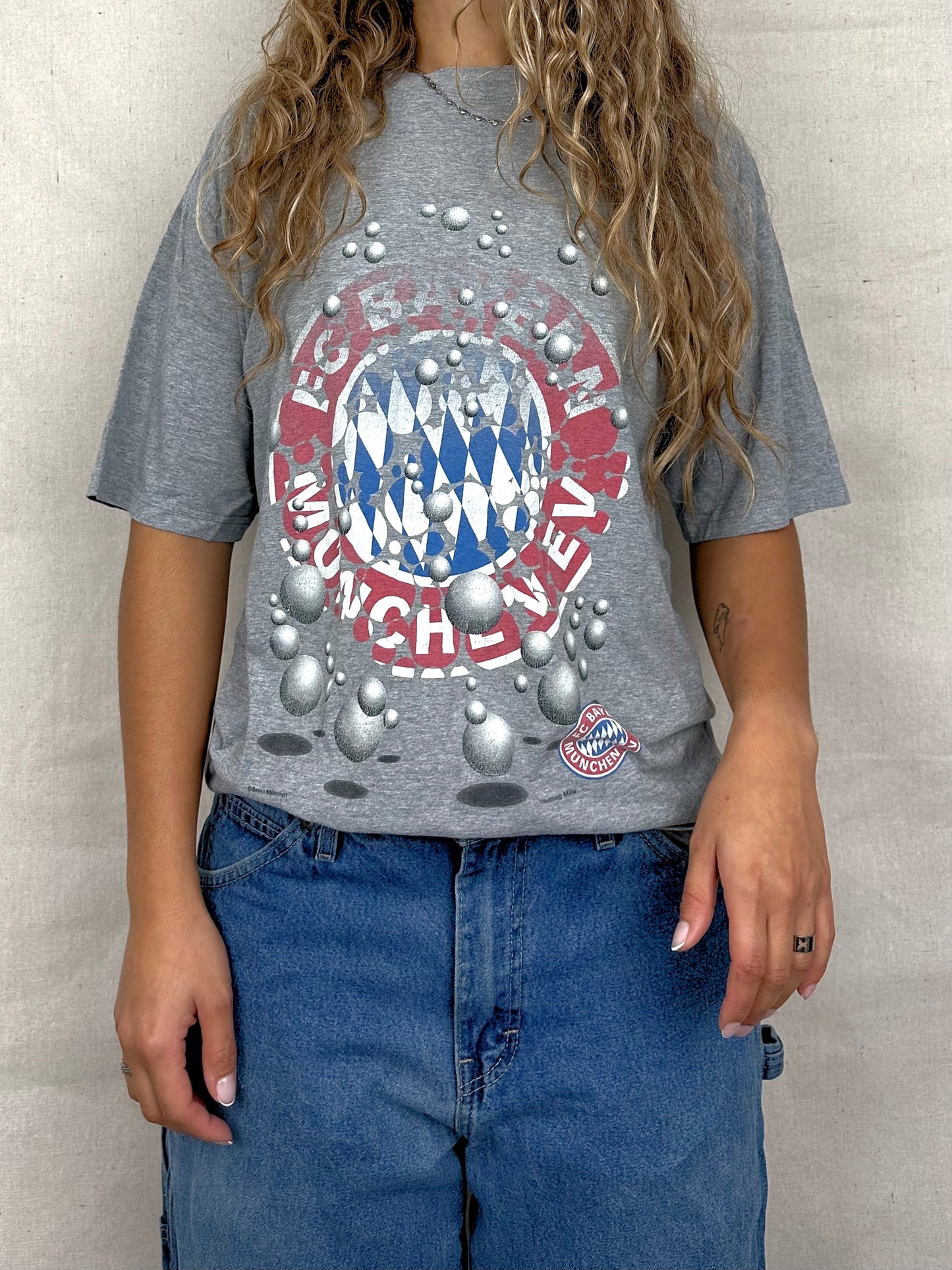 90's Bayern Munich Vintage T-Shirt Size 10-12