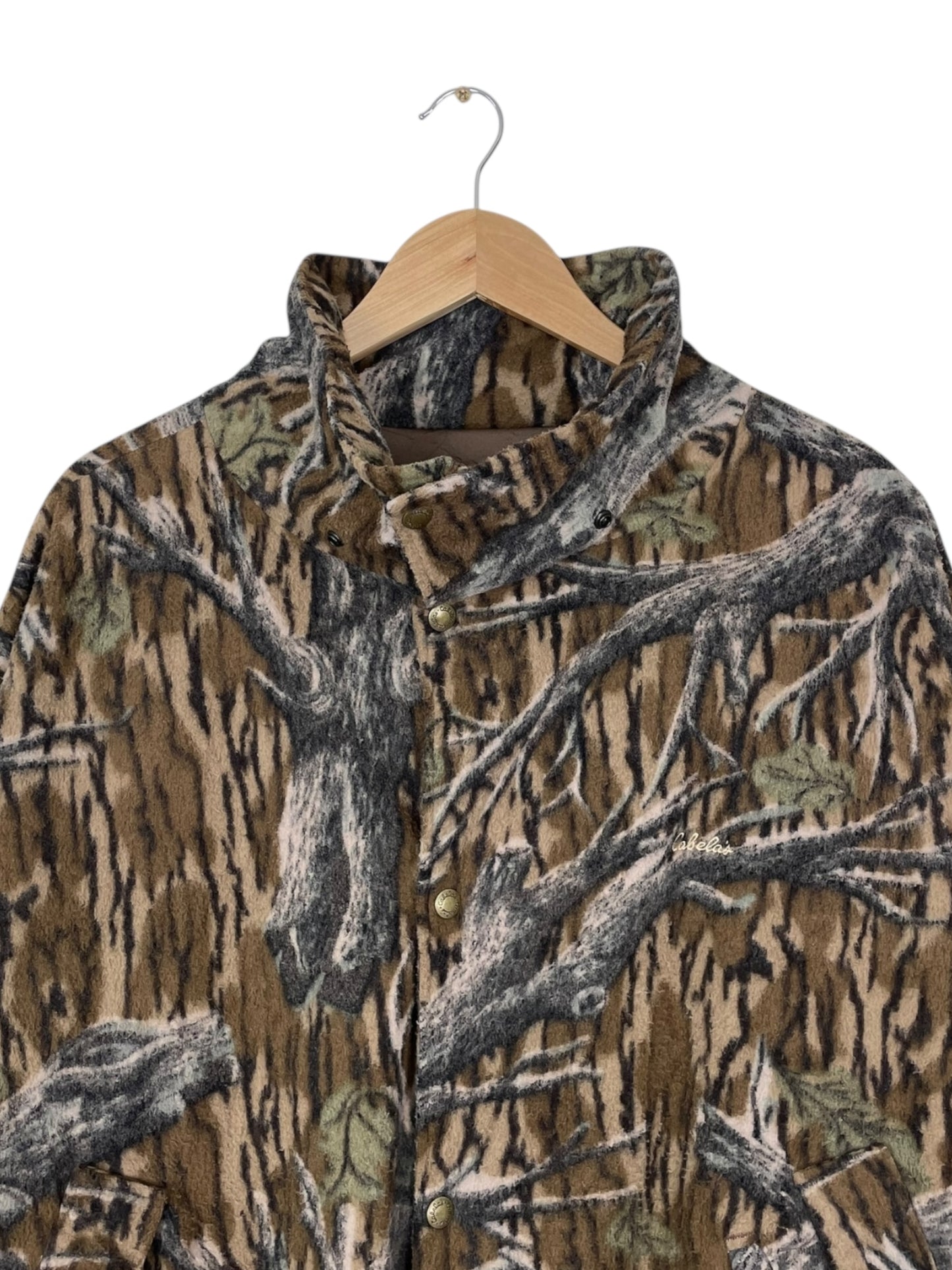 90's Cabela's Realtree Camo Embroidered Vintage Lined Heavy Jacket 2XL