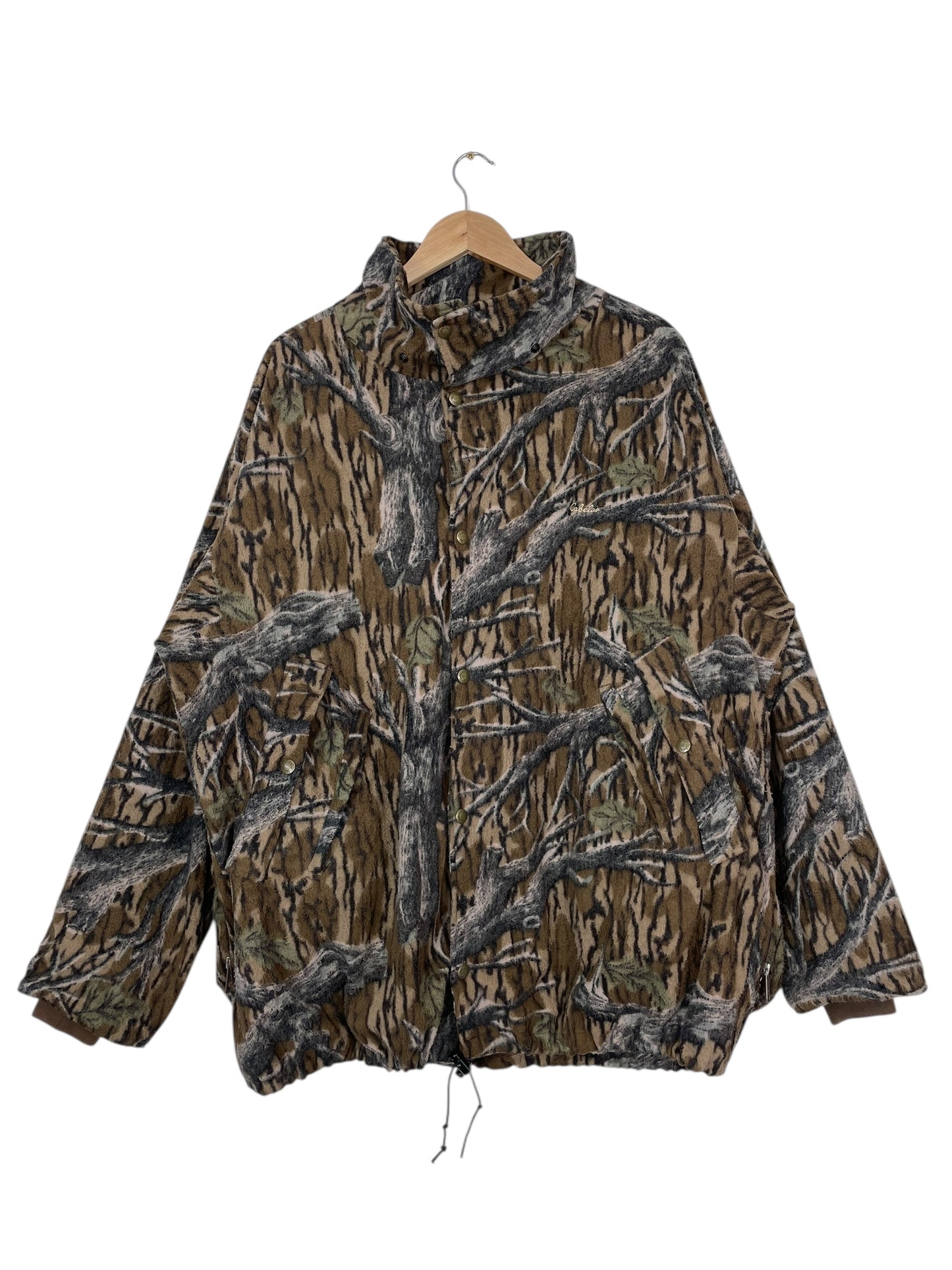 90's Cabela's Realtree Camo Embroidered Vintage Lined Heavy Jacket 2XL