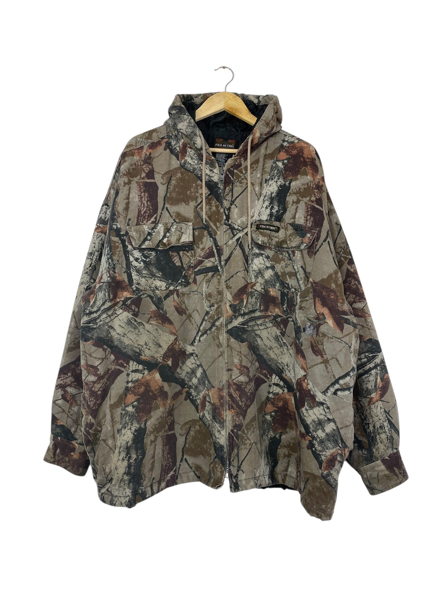 90's Proaction Realtree Camo Vintage Quilt Lined Shacket 2XL