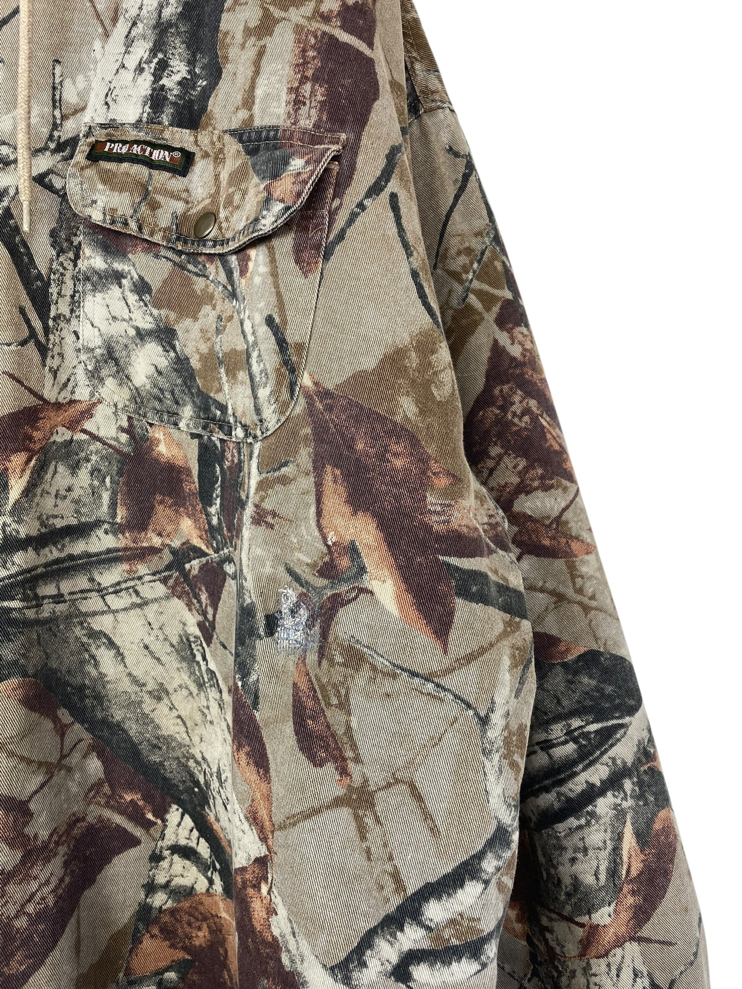 90's Proaction Realtree Camo Vintage Quilt Lined Shacket 2XL