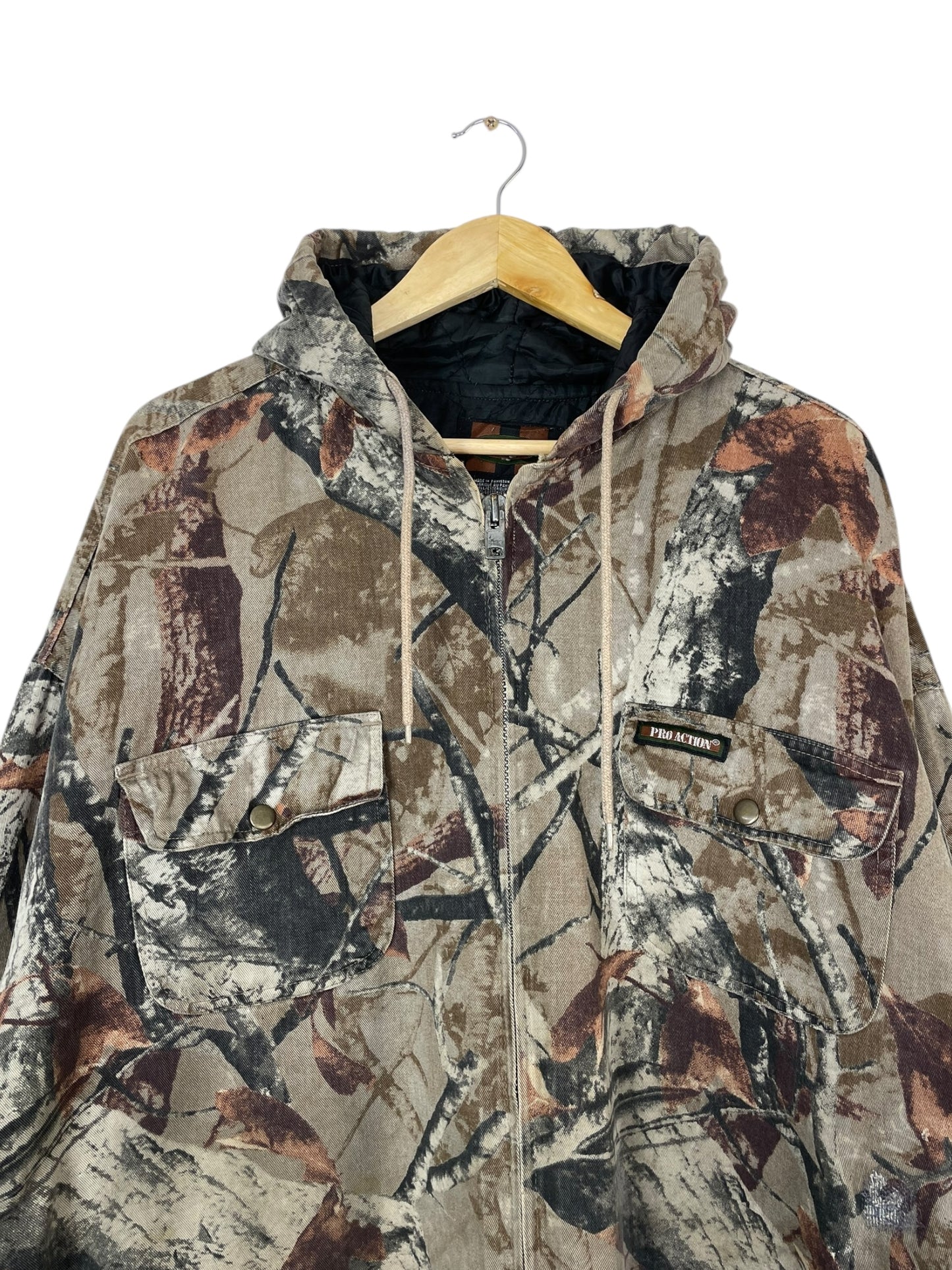 90's Proaction Realtree Camo Vintage Quilt Lined Shacket 2XL