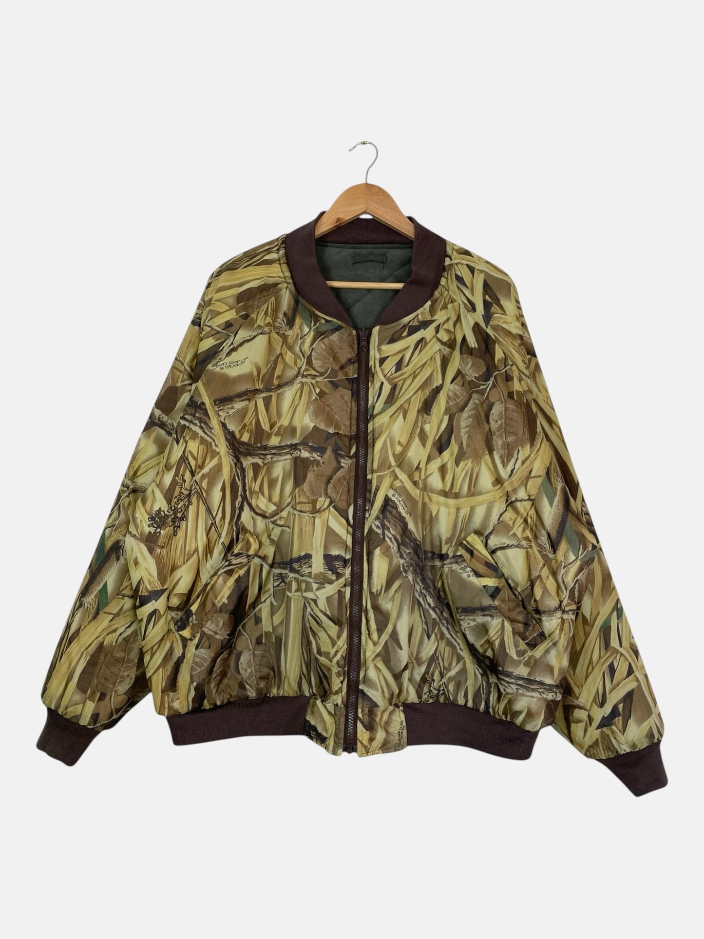 90's Wetlands Realtree Camo Reversible Vintage Stadium Jacket XL-2XL