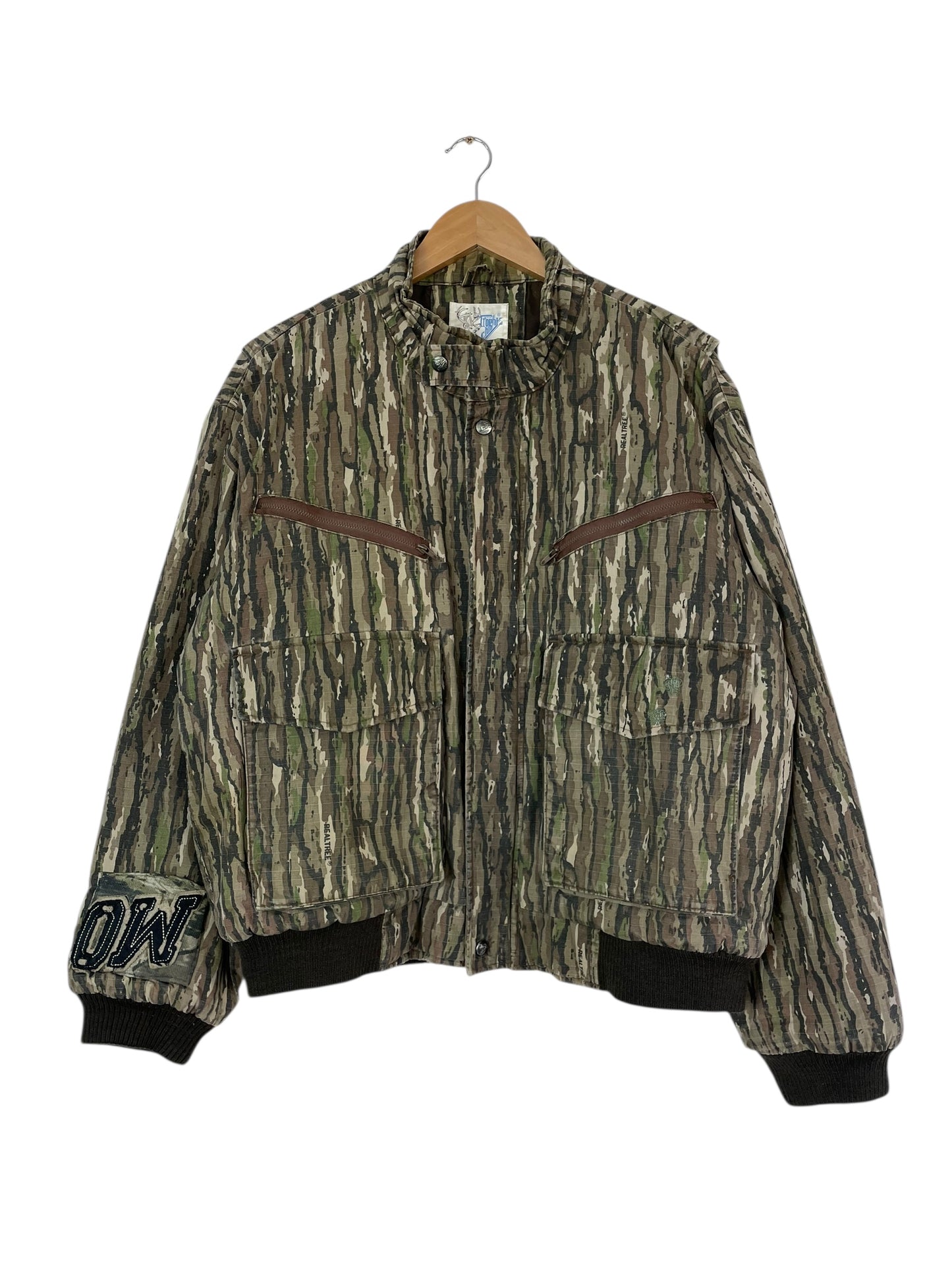 90's Trophy Club Realtree Camo "MO" Embroidered Vintage Lined Jacket XL