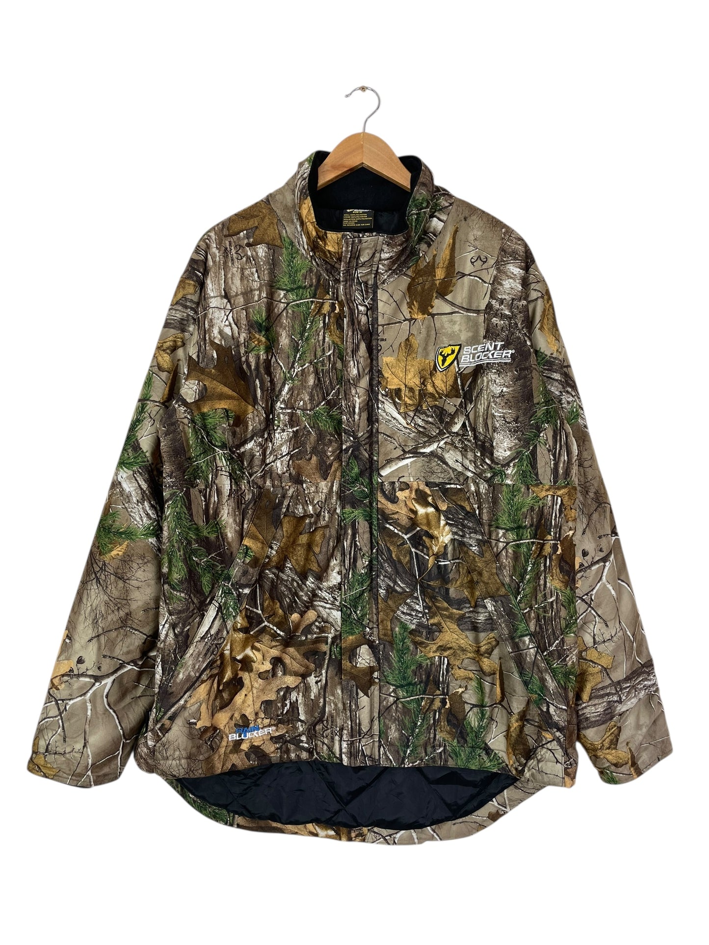90's Realtree Camo Scent Blocker Vintage Quilt Lined Jacket XL