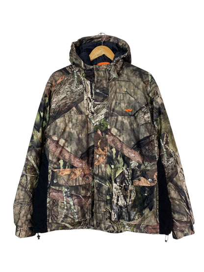 90's Walls Realtree Camo Embroidered Vintage Lined Hooded Jacket L
