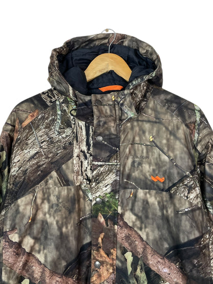90's Walls Realtree Camo Embroidered Vintage Lined Hooded Jacket L