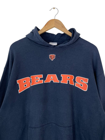 90's Bears NFL Vintage Light Hooded Sweatshirt Size L