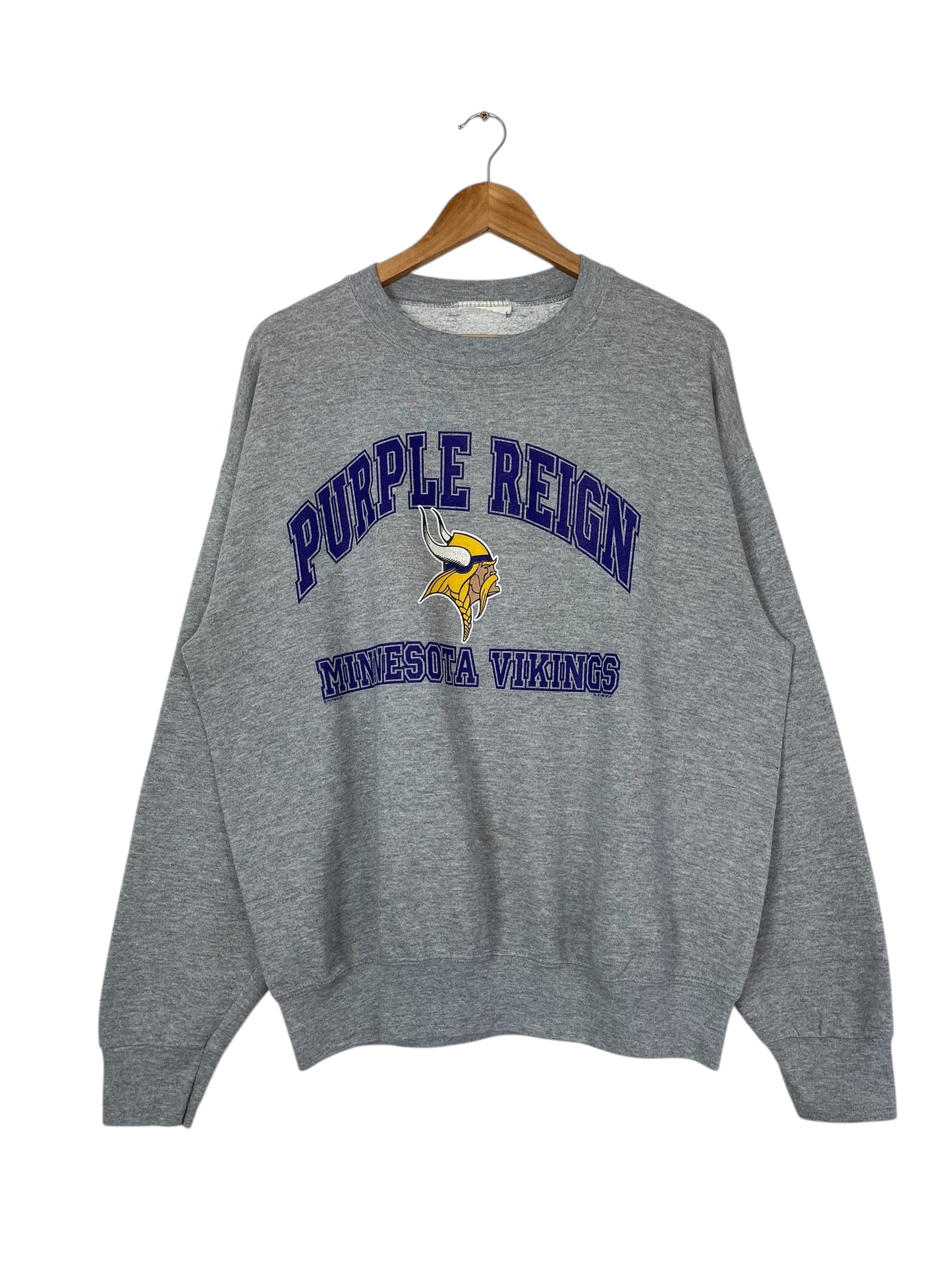 90's Minnesota Vikings "Purple Reign" Vintage Sweatshirt Size L-XL