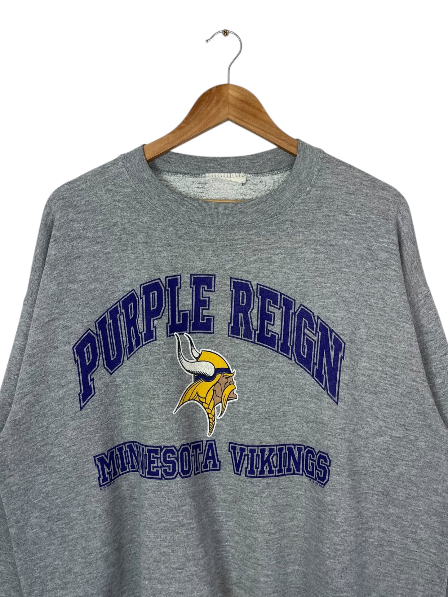 90's Minnesota Vikings "Purple Reign" Vintage Sweatshirt Size L-XL