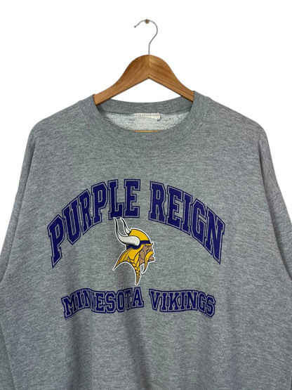90's Minnesota Vikings "Purple Reign" Vintage Sweatshirt Size L-XL