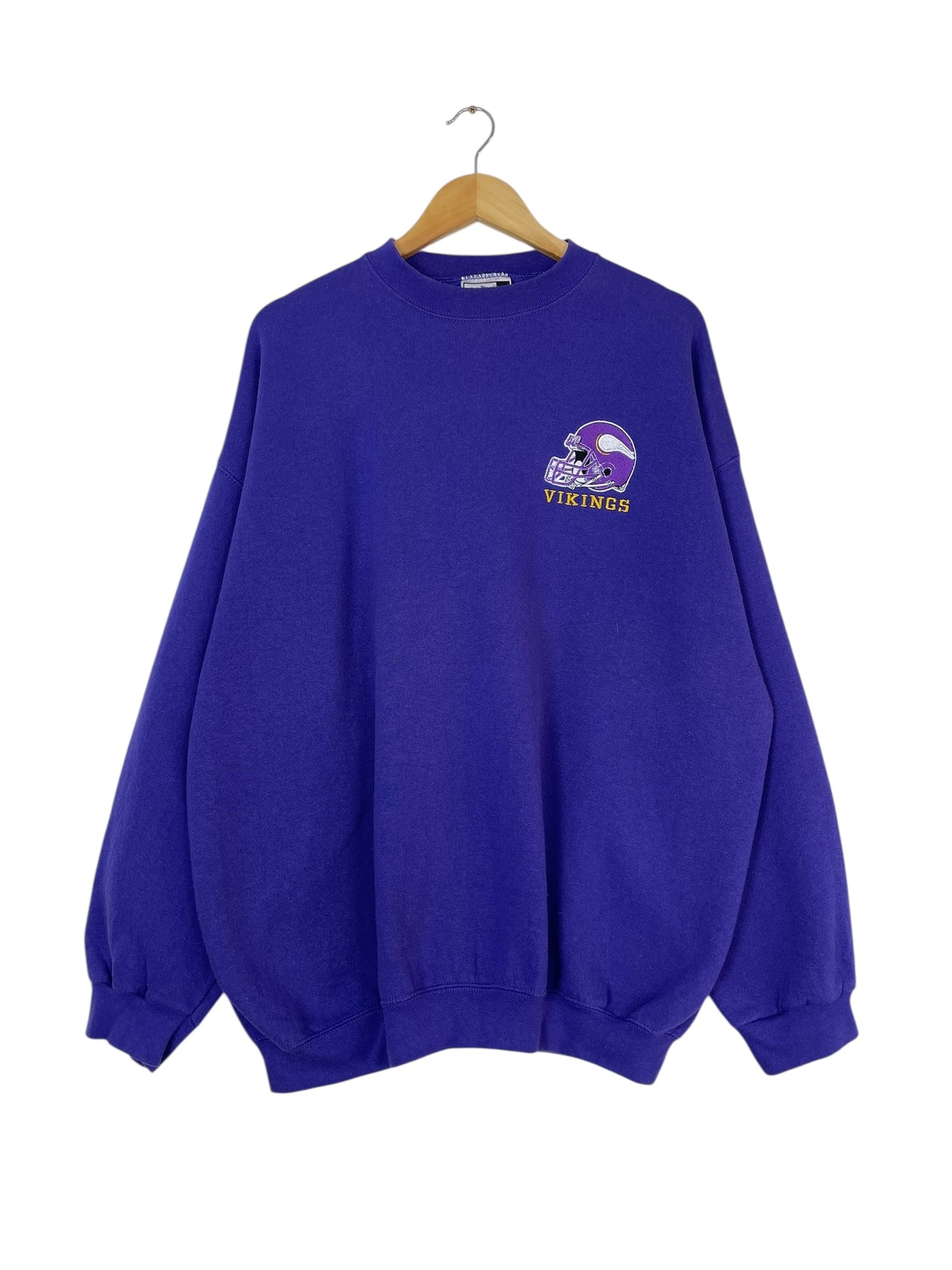 90's Vikings Embroidered Vintage Puma Sweatshirt Size 2XL