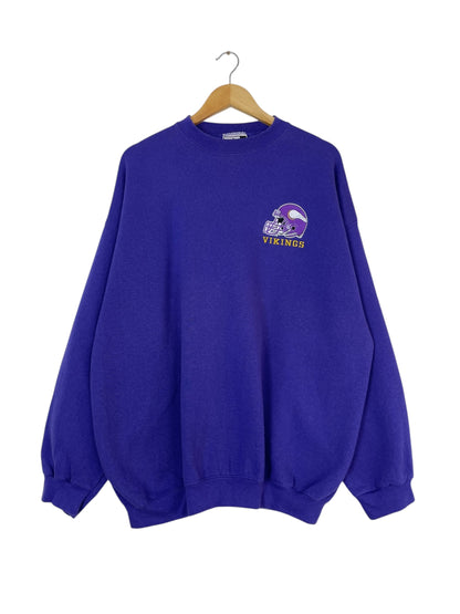 90's Vikings Embroidered Vintage Puma Sweatshirt Size 2XL