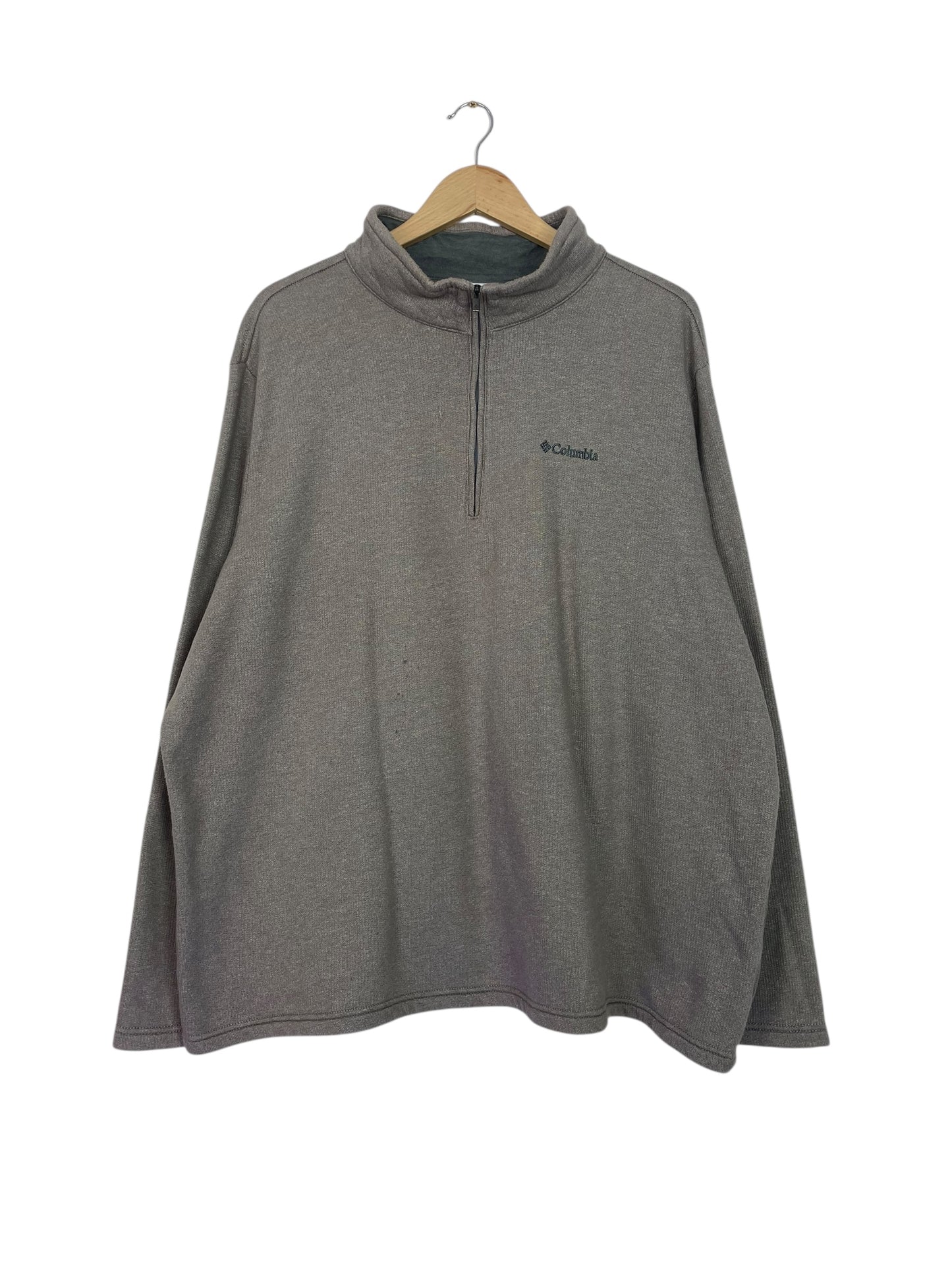 90's Columbia Embroidered Vintage Quarter-zip Sweatshirt Size 2XL-3XL