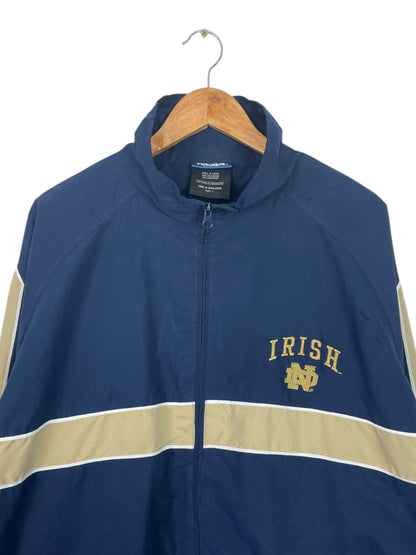 90's Notre Dame "Irish" Embroidered Vintage Jacket Size XL-2XL