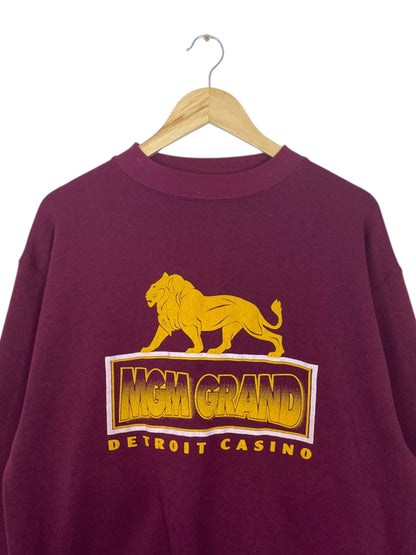 90's MGM Grand Detroit Casino Vintage Sweatshirt Size L