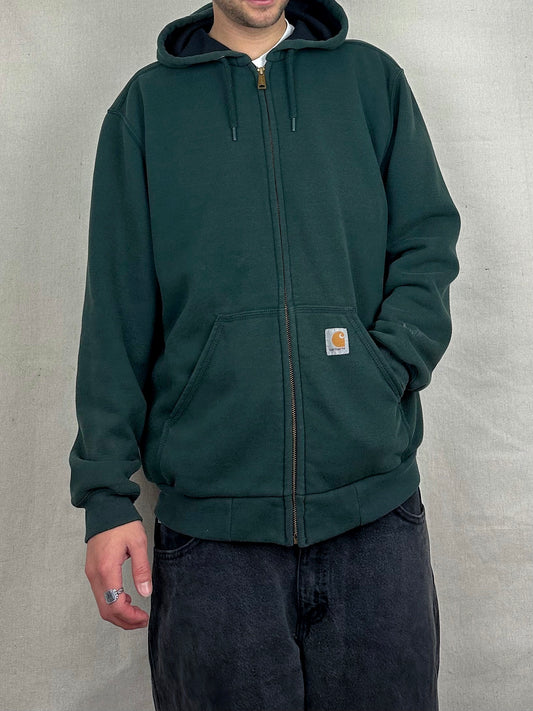 90's Carhartt Vintage Zip-Up Hoodie Size L