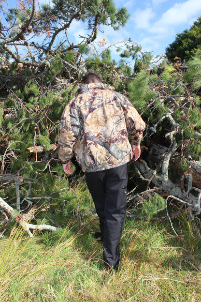 90's Realtree Vintage Zip-up Quilt Lined Jacket Size 2XL