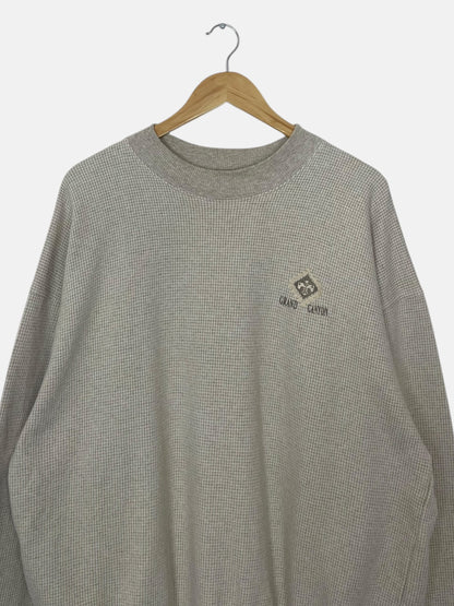 90's Grand Canyon Vintage Houndstooth Sweatshirt Size 2XL