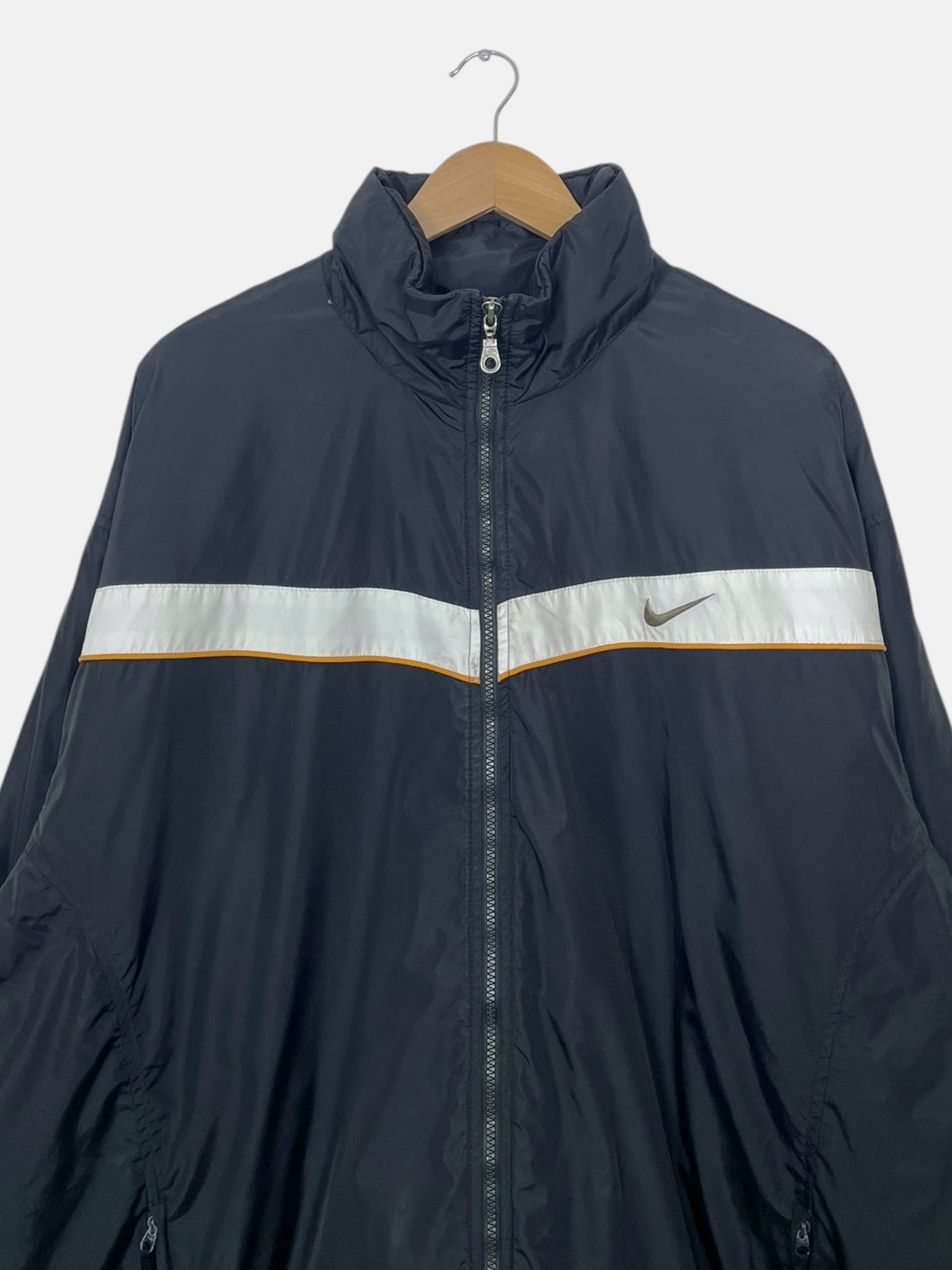90's Nike Embroidered Vintage Hooded Jacket Size 3XL