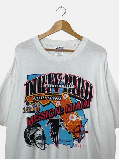 90's Atlanta Falcons Super Bowl Vintage T-Shirt Size 2XL