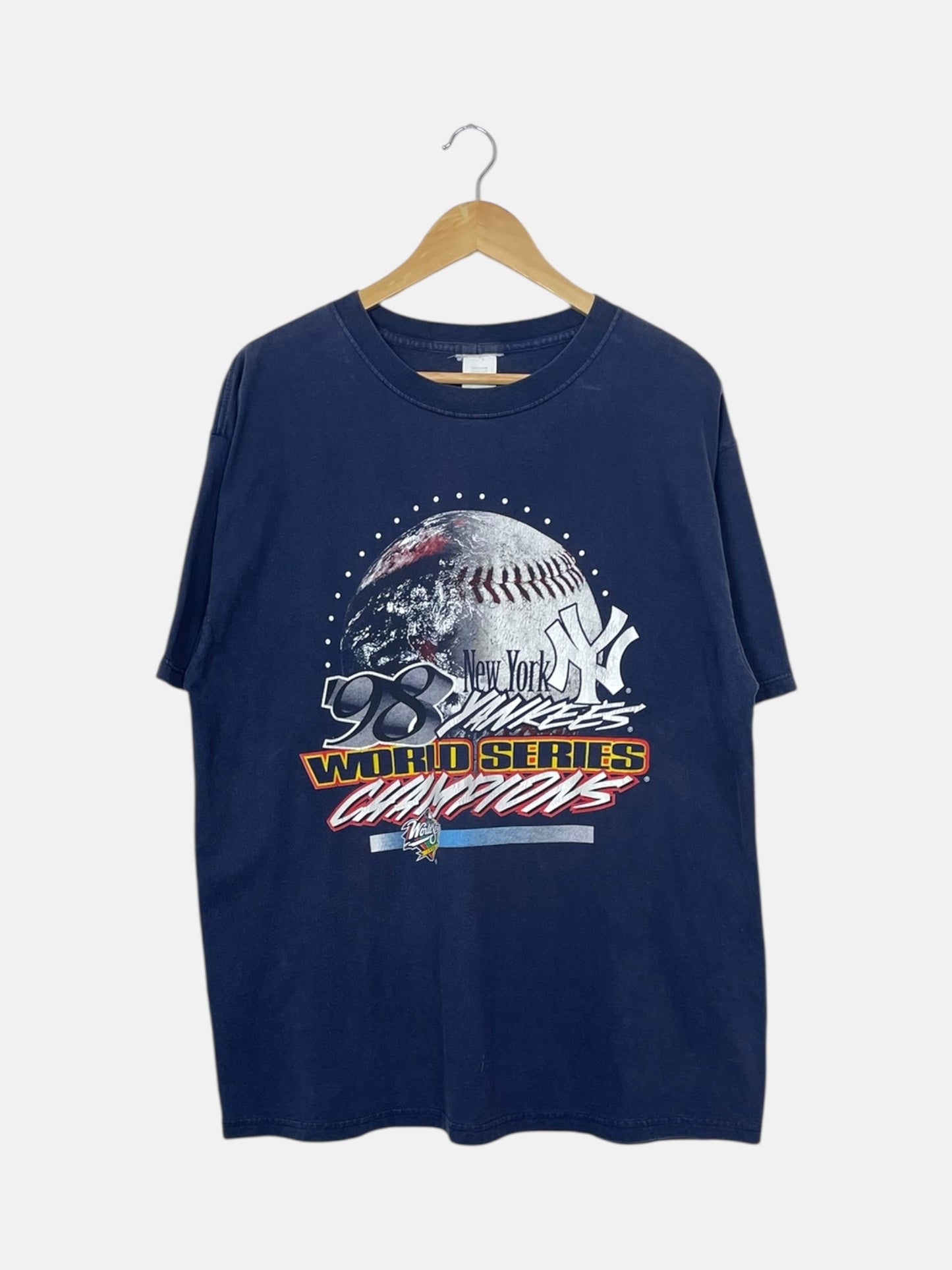 90's New York Yankees World Series Vintage T-Shirt Size XL