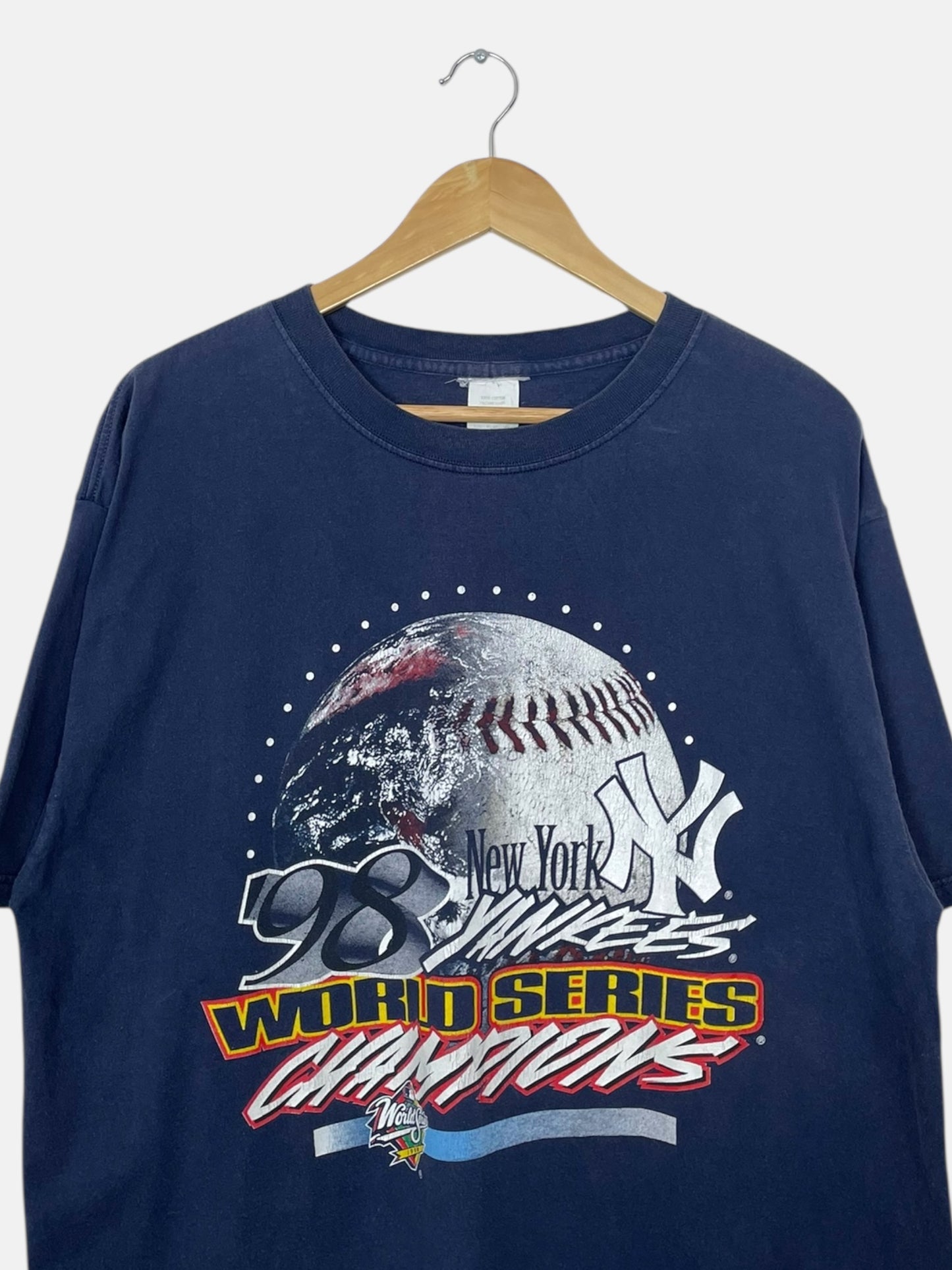 90's New York Yankees World Series Vintage T-Shirt Size XL