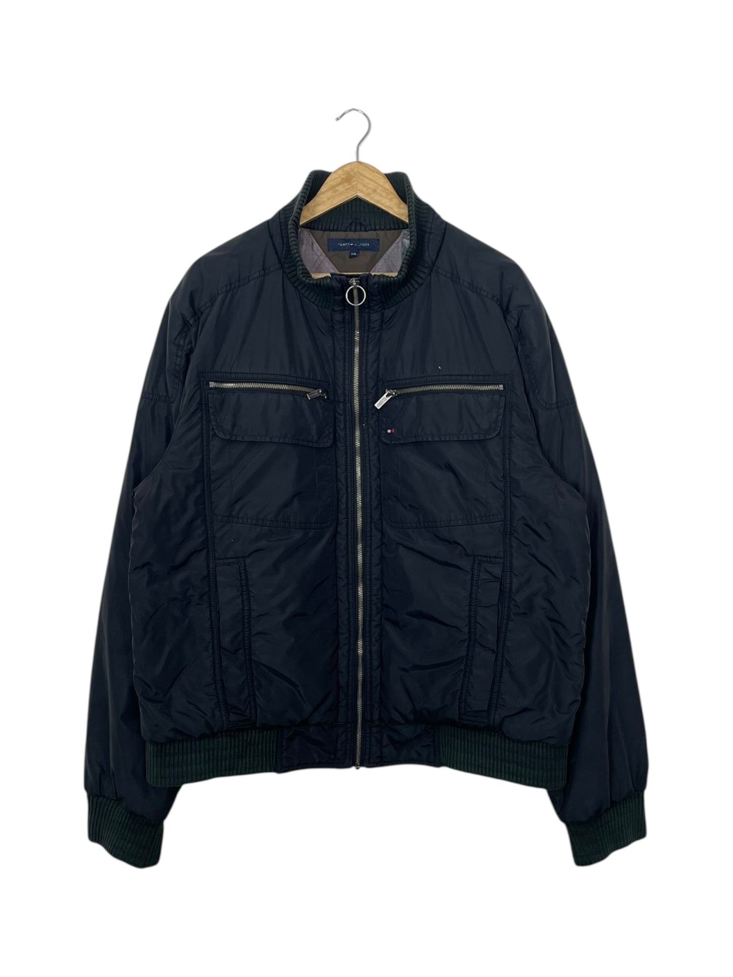 90's Tommy Hilfiger Embroidered Vintage Lined Heavy Jacket Size XL