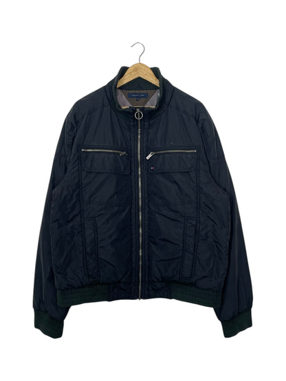 90's Tommy Hilfiger Embroidered Vintage Lined Heavy Jacket Size XL