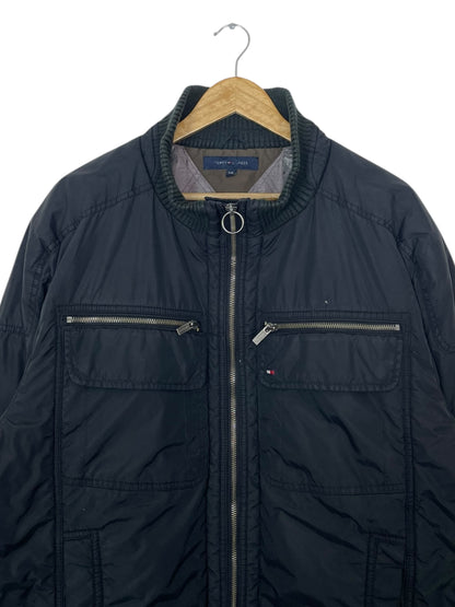 90's Tommy Hilfiger Embroidered Vintage Lined Heavy Jacket Size XL