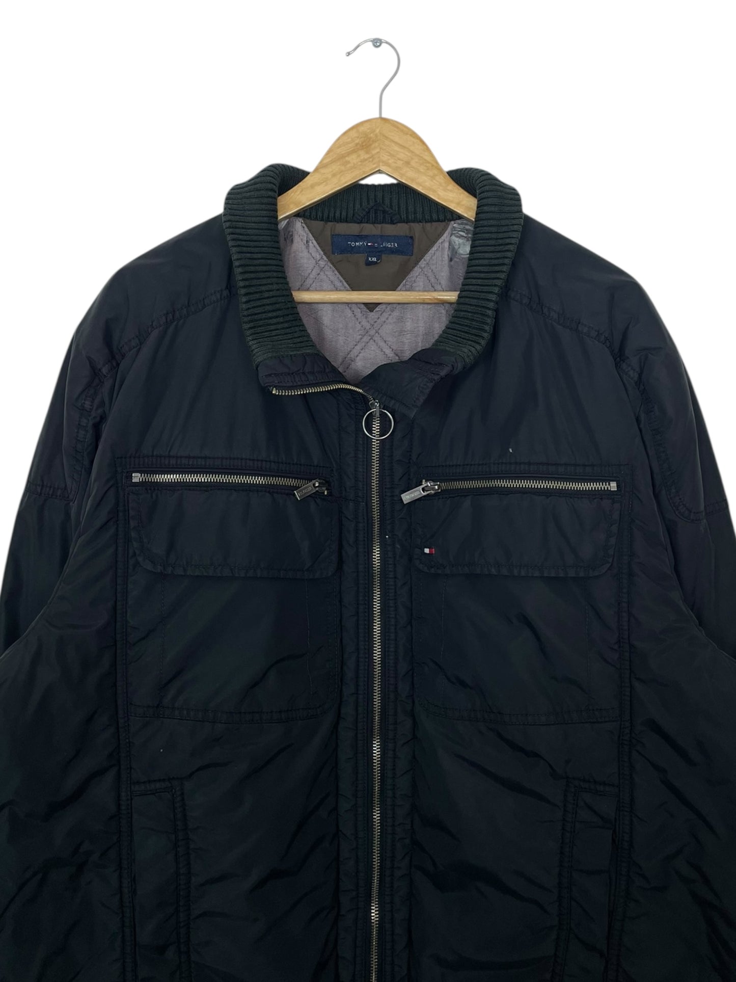 90's Tommy Hilfiger Embroidered Vintage Lined Heavy Jacket Size XL